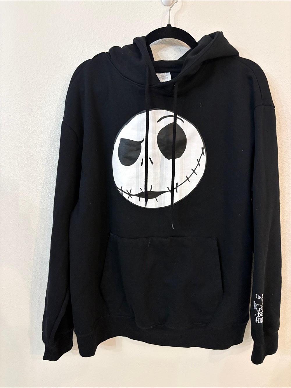Nightmare Before Christmas Jack Skellington Hoodie in Black